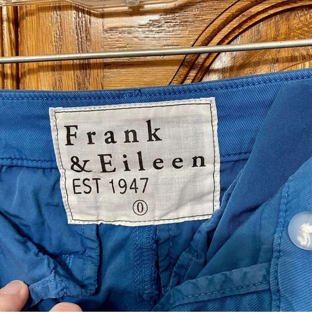 Frank & Eileen The Wicklow Italian Chino Pant Cotton Straight Leg Women’s Sz 0 - Picture 6 of 11